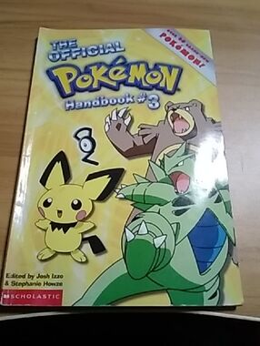 Scholastic Pokémon Handbook #3 - Yellow Cover Art